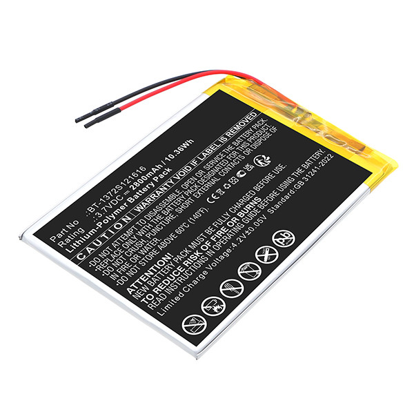 Logicom BT-1372S121616 accu (3.7 V, 2800 mAh, 123accu huismerk) ALO00111 - 1
