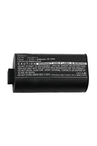 Logitech 533-000116 accu (3400 mAh, 123accu huismerk)  ALO00066 - 1