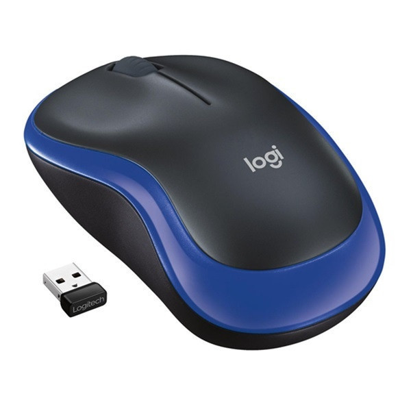 Logitech M185 draadloze muis blauw 828106 - 2