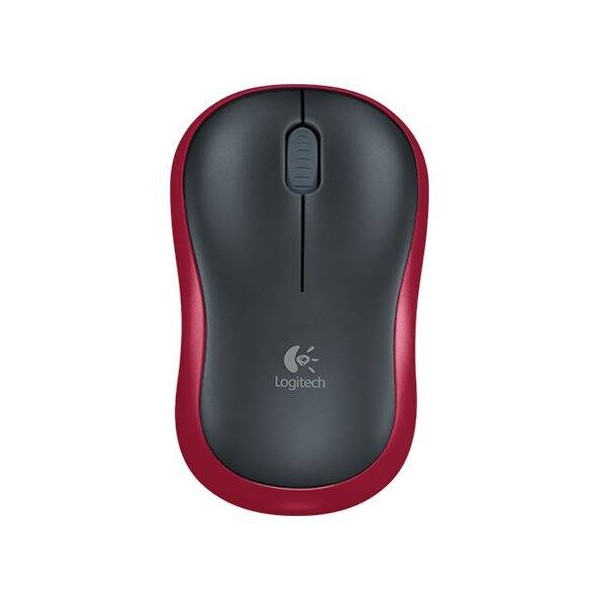 Logitech M185 draadloze muis rood 828102 - 1