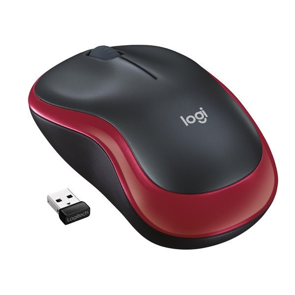 Logitech M185 draadloze muis rood 828102 - 2