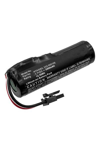 Logitech NTA3083 / 533-000105 accu (3.7 V, 3400 mAh, 123accu huismerk)  ALO00076 - 1