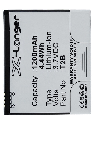 Lucas-Grayson T2B accu (1200 mAh, 123accu huismerk)  ALU00006 - 1