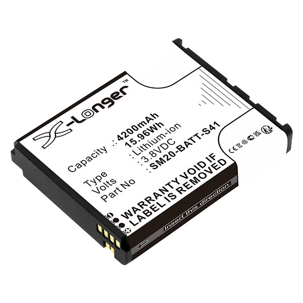 M3 Mobile 02-574-0037 / SM20-BATT-S41 accu (3.8 V, 4200 mAh, 123accu huismerk)  AM300007 - 1