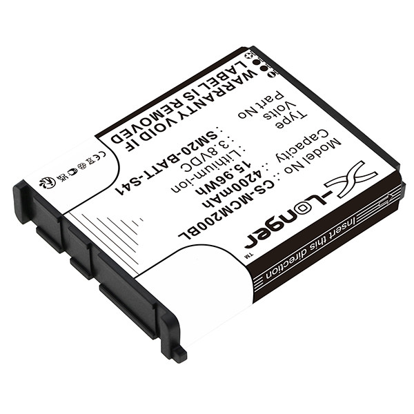 M3 Mobile 02-574-0037 / SM20-BATT-S41 accu (3.8 V, 4200 mAh, 123accu huismerk) AM300007 - 2