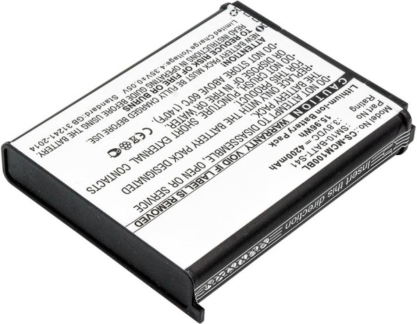 M3 Mobile SM10-BATT-S41 accu (4200 mAh, 123accu huismerk) AM300003 - 2