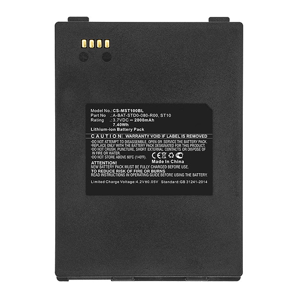 M3 Mobile ST10 / B056H013-0001 / ST10-BATT-S22 accu (3.7 V, 2000 mAh, 123accu huismerk) AM300006 - 3