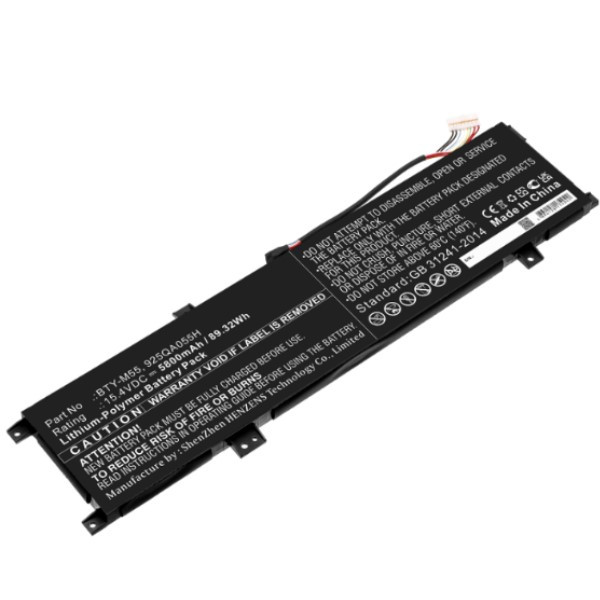 MSI BTY-M55 accu (15.4 V, 5800 mAh, 123accu huismerk)  AMS00128 - 1