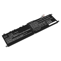 MSI BTY-M57 accu (15.2 V, 4100 mAh, 123accu huismerk)  AMS00127