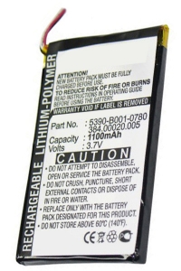 Magellan 384.00020.005 / 5390-B001-0780 accu (1100 mAh, 123accu huismerk)  AMA00099