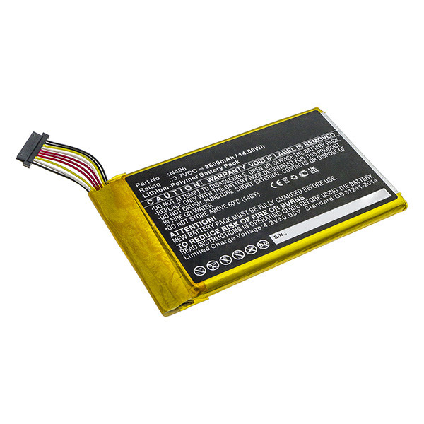 Magellan N496 accu (3.7 V, 3800 mAh, 123accu huismerk)  AMA00490 - 1