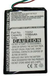 Magellan T0052 accu (1100 mAh, 123accu huismerk)  AMA00118