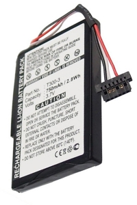 Magellan T300-3 accu (750 mAh, 123accu huismerk)  AMA00110