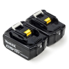 2x Makita BL1840B LXT / 197265-4 accu's (18 V, 4.0 Ah, origineel)