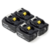 4x Makita BL1840B LXT / 197265-4 accu's (18 V, 4.0 Ah, origineel) AMA00844 - 1