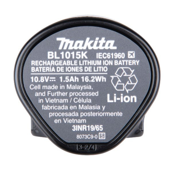Makita BL1015K / 191349-9 accu (10.8 V, 1.5 Ah, origineel)  AMA00757 - 3