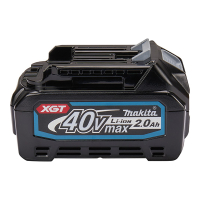 Makita BL4020 XGT / 40V Max / 191L29-0 accu (40 V, 2.0 Ah, origineel)  AMA00772