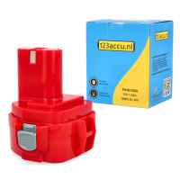 Makita PA12 / 1220 / 1222 / 1233 / 1234 accu (12 V, 1.5 Ah, 123accu huismerk) AMA00063