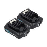 Startset: 2x Makita BL1021B CXT / 197396-9 accu's (12 V, 2.0 Ah, origineel) AMA00801