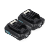 Startset: 2x Makita BL1021B CXT / 197396-9 accu's (12 V, 2.0 Ah, origineel)