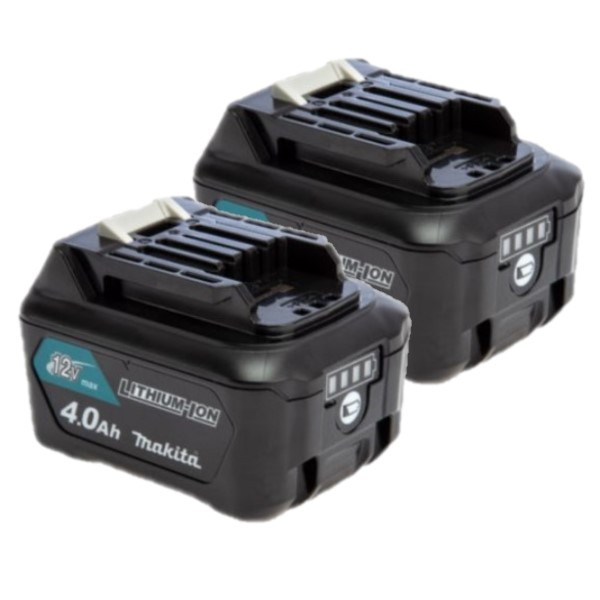 Startset: 2x Makita BL1041B CXT / 197406-2 accu's (12 V, 4.0 Ah, origineel) AMA00839 - 1