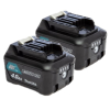 Startset: 2x Makita BL1041B CXT / 197406-2 accu's (12 V, 4.0 Ah, origineel) AMA00839 - 1