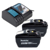 Startset: 2x Makita BL18120 LXT / 1915J2-8 / 18V LXT accu's + DC18RC snellader (18 V, 12.0 Ah, origineel) AMA00862 - 1
