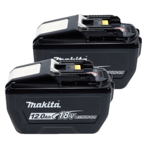 Startset: 2x Makita BL18120 LXT / 1915J2-8 / 18V LXT accu's (18 V, 12.0 Ah, origineel) AMA00858 - 1