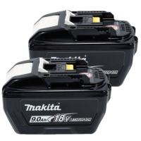 Startset: 2x Makita BL1890 LXT / 1915H4-0 / 18V LXT accu's (18 V, 9.0 Ah, origineel) AMA00850