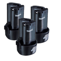 Makita Startset: 3x Makita BL1013 / 194550-6 accu's (10.8 V, 1.3 Ah, origineel)  AMA00758