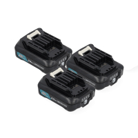 Startset: 3x Makita BL1021B CXT / 197396-9 accu's (12 V, 2.0 Ah, origineel) AMA00800