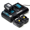 Startset: 3x Makita BL1840B / 18V LXT accu's + duolader (18 V, 4.0 Ah, origineel) AMA00847 - 1