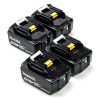 Startset: 4x Makita BL1830B / 18V LXT accu's (18 V, 3.0 Ah, origineel)