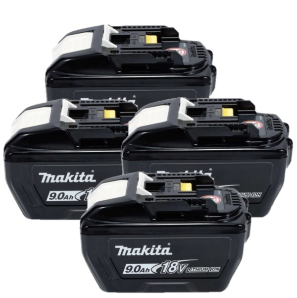 Startset: 4x Makita BL1890 LXT / 1915H4-0 / 18V LXT accu's (18 V, 9.0 Ah, origineel) AMA00852 - 1
