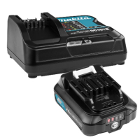 Makita Startset: Makita BL1021B CXT / 197396-9 accu + lader (12 V, 2.0 Ah, origineel)  AMA00798