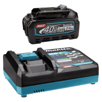 Makita Startset: Makita BL4020 XGT / 40V Max / 191L29-0 accu + DC40RA snellader (40 V, 2.0 Ah, origineel)  AMA00812