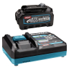 Startset: Makita BL4020 XGT / 40V Max / 191L29-0 accu + DC40RA snellader (40 V, 2.0 Ah, origineel) AMA00812 - 1