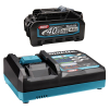 Startset: Makita BL4040 XGT / 40V Max / 191B26-6 accu + DC40RA snellader (40 V, 4.0 Ah, origineel) AMA00822 - 1