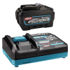 Startset: Makita BL4050F XGT / 40V Max / 191L47-8 accu + DC40RA snellader (40 V, 5.0 Ah, origineel)