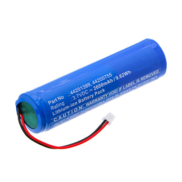 Mares 44200755 / 44201389 accu (3.7 V, 2600 mAh, 123accu huismerk)  AMA00755 - 1