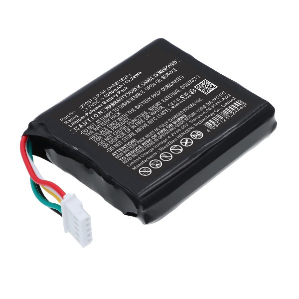 Masimo 27057 / LP-BPXMASI1S2P accu ( 3.7 V, 5200 mAh, Li-pl, 123accu huimserk) AMA00900 - 2