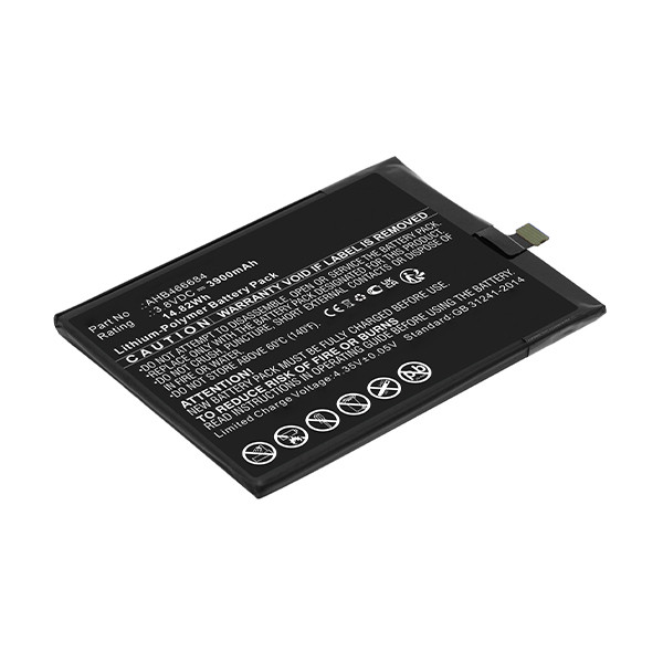 Meder AHB466684 accu (3900 mAh, 123accu huismerk)  AME00431 - 1
