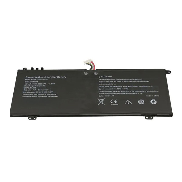 Medion 40069191 / 40072215 accu (7.6 V, 5920 mAh, origineel) AME00463 - 1