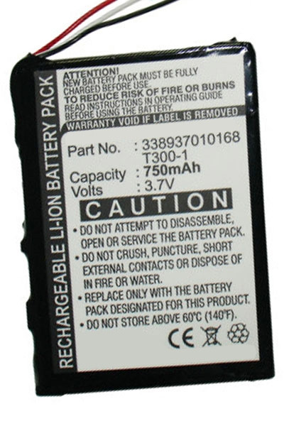 Medion T300-1 / 338937010168 accu (750 mAh, 123accu huismerk)  AME00128 - 1