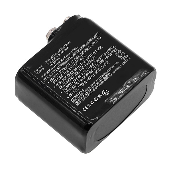Megger AB2584PAN accu (2000 mAh, 123accu huismerk)  AME00430 - 1
