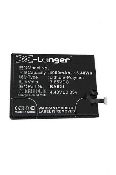 MeiZu BA621 accu (4000 mAh, 123accu huismerk)  AME00265 - 1