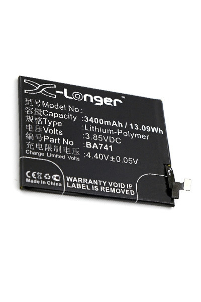 MeiZu BA741 accu (3400 mAh, 123accu huismerk)  AME00284 - 1