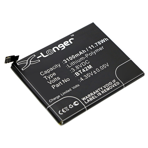 MeiZu BT42M accu (3100 mAh, 123accu huismerk)  AME00287 - 1