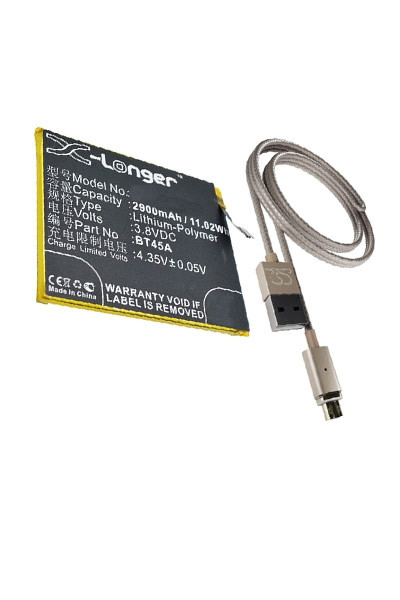 MeiZu BT45A accu (2900 mAh, 123accu huismerk)  AME00277 - 1