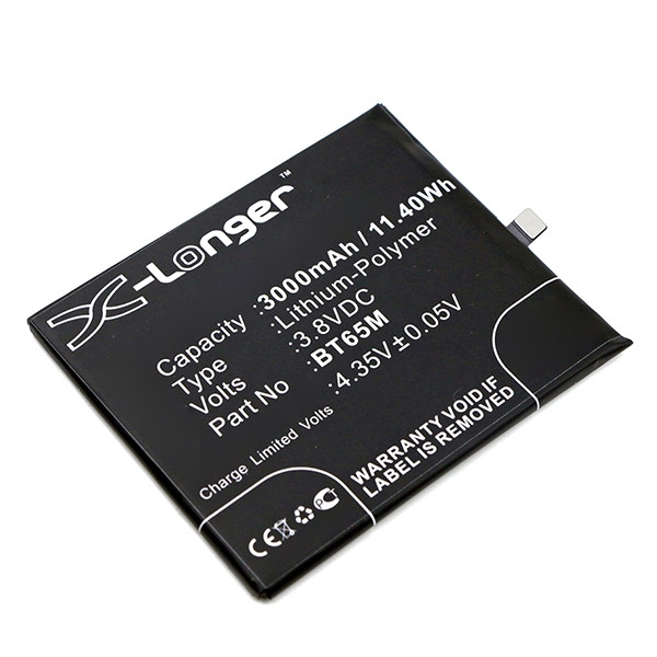 MeiZu BT65M accu (3000 mAh, 123accu huismerk)  AME00286 - 1